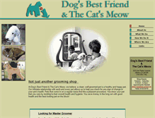 Tablet Screenshot of dogsbestfriendcatsmeow.com